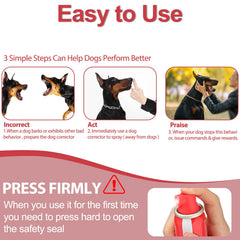 KDSZJDV Corrector Spray hiss-sound demonstration for safer dog training results.