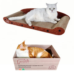 KEBKE cat-scratcher-bed-30inch: plush lounge surface for large indoor cats.