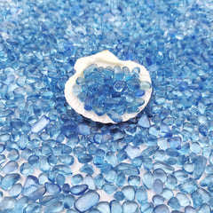 Keedolla aquarium sea glass stones clear glass pebbles for vibrant tank decor