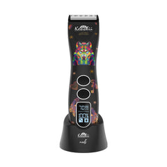 Kenchii Flash 5 Wolf Edition front view clipper for precise pet trims