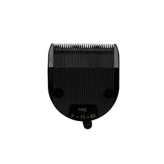 Kenchii Flash 5 blade closeup highlighting precise edge for cleaner dog grooming.