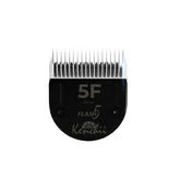 Kenchii Flash 5 detachable blade close-up highlighting durable stainless steel for precise grooming.