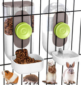 Kenond hanging automatic pet food dispenser front view for convenient feeding