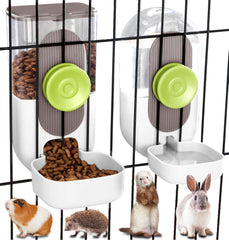 Kenond hanging automatic pet food dispenser front view for convenient feeding