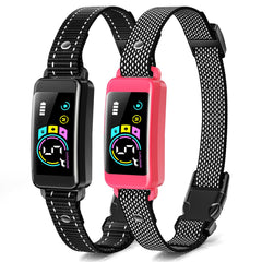 Keoge bark-collar pink adjustable-strap supports custom fit during training