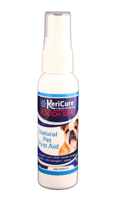 KeriCure Tough Seal spray bottle ready for pet wound care and coverage.