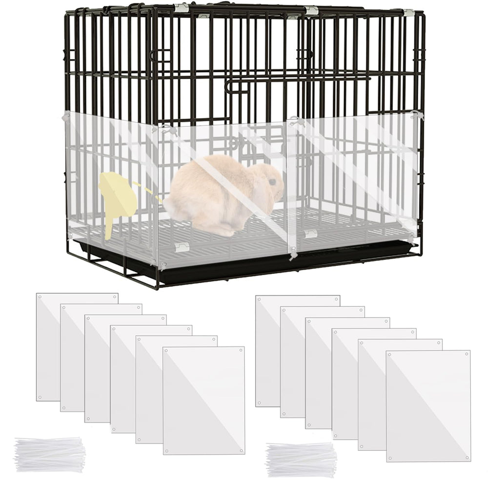 KEYIDE urine guard panel closeup – durable material for cage protection