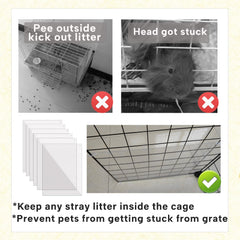 KEYIDE urine guard translucent panel assembly – easy setup to reduce mess