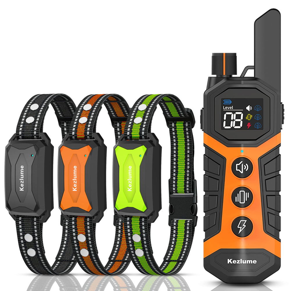 Kezlume dog collar remote 4000ft enables long-range training outdoors.