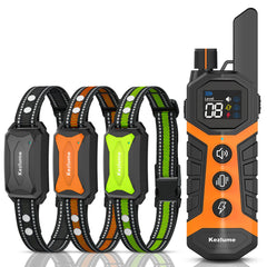 Kezlume dog collar remote 4000ft enables long-range training outdoors.
