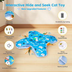 Kfonla Rechargeable Cat Toy USB-C charging for anytime play sessions.