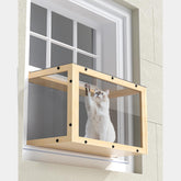 KGCCIZI Window Cat Perch assembly — sturdy, easy setup for secure installation.