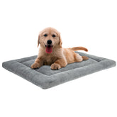 KHONSU PET dog bed mat in crate offers slim cooling comfort for hot dogs on the go