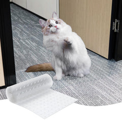KHS carpet protector rolled for doorway installation and long-lasting pet protection.