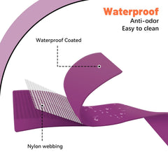 Kidding Pets waterproof dog collar dirt-resistant coating helps outdoors stay cleaner.