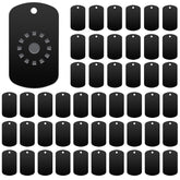 Kifmurase aluminum tag blank in black ready for engraving projects
