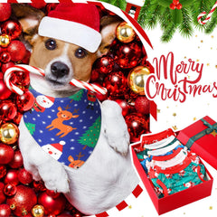 Kigeli dog bandana snowflake pattern for winter outfits
