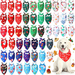 Kigeli dog bandana snowman pattern for festive holiday photos