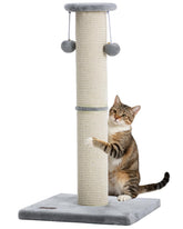 Kilodor cat scratching post 34in-base offers tall, sturdy support for long stretches.