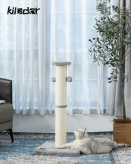 Kilodor large sisal surface provides durable scratching and furniture protection.