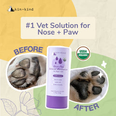 kin+kind vet-formulated ingredients on label support safe use.