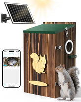 KinetCam Squirrel Box front view for outdoor nesting and wildlife watching.