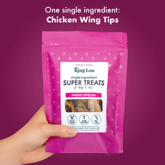 King Lou Pets cat treats hip joint support in jerky form.