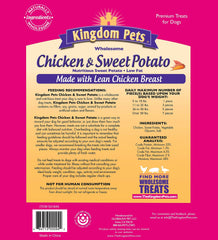 Kingdom Pets filler free chicken jerky slices breakable for small dogs