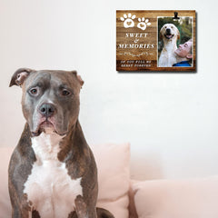 KINGNOW table-top easel display shows memories on desk or shelf.