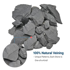 KINGRUI slate rock in aquarium hardscape setup with natural look