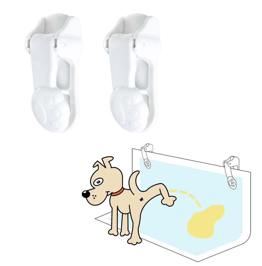 Kingwee dog pee pad holder walls assembly demonstrates easy mounting and component layout.