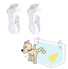 Kingwee dog pee pad holder walls assembly demonstrates easy mounting and component layout.