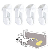 Kingwee wall-mounted dog pee pad holder showing secure indoor potty setup