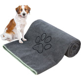 KinHwa dog towel microfiber close-up shows ultra-soft texture for quick drying.
