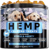 Kinpur Pet Care relaxing dog chews beef flavor treats support calm moments for dogs.