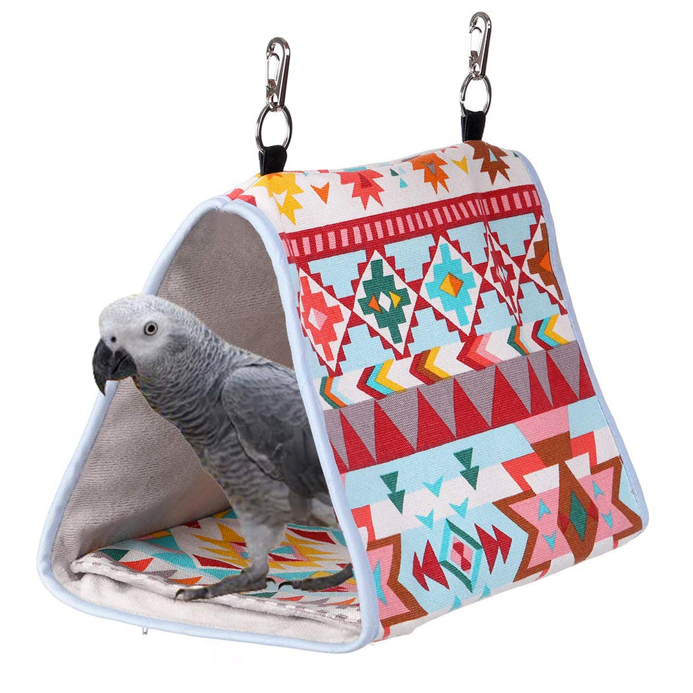 KINTOR Bird Nest Snuggle Hut open design provides easy access and a secure resting space for parrots.