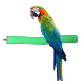 KINTOR bird perch rough-surfaced branch natural wood aids grip during playtime.
