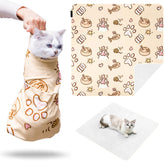Kiorafoto cat grooming wrap 35inch folded for easy grooming prep.