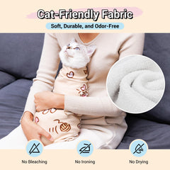 Kiorafoto cat grooming wrap wrapped around cat during treatment to prevent escape.