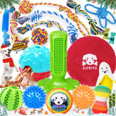 KIPRITII dog rope toy for tug sessions promotes interactive play and bonding.