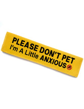 KISJO Please Don't Pet leash wrap front patch signals anxious dogs during walks