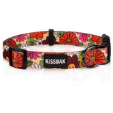 KISSBAK lotus flower collar front view for stylish daily walks