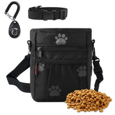 Kissleaf dog treat pouch with water-resistant build for outdoor training sessions.