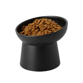 KITCHENLESTAR tilted cat bowl with 15 degree design for easier eating