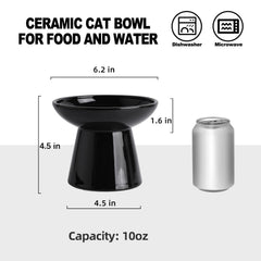 KITCHENLESTAR wide and shallow design supports whisker-friendly dining