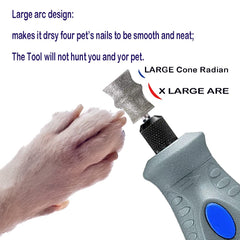 KITGUARD bit shank one-eighth fits standard rotary tools for versatile grooming tasks.