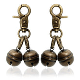KITTAIL copper bells closeup showing crisp audible alerts for outdoor dogs