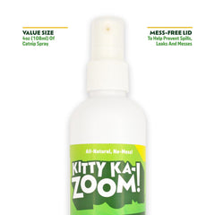 KITTY KA-ZOOM steam-distilled catnip essence highlights natural enrichment