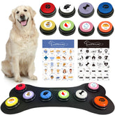 KiViRap 8-color button set front view for organized pet training prompts