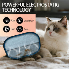 Kivori double-sided grooming gloves remove fur from furniture efficiently